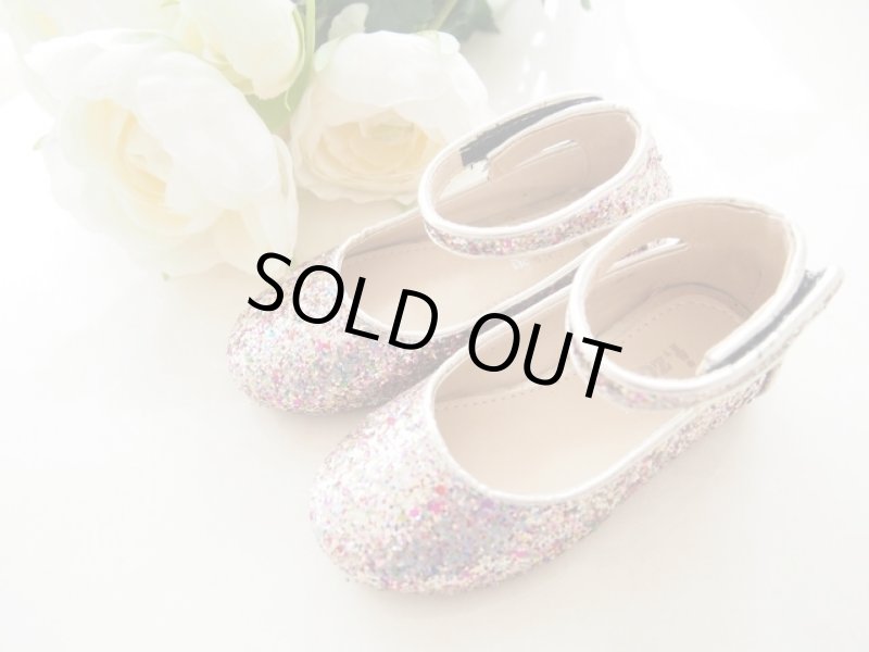 画像1: グリッターキッズシューズ (1)