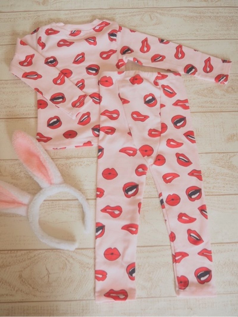 画像1: キッズ リップパジャマ