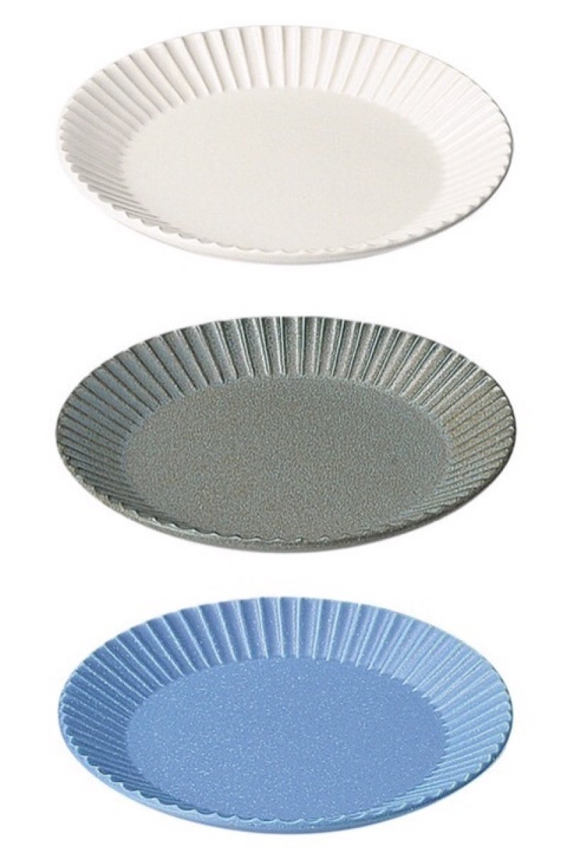 画像1: 美濃焼シンプルプレートSサイズ