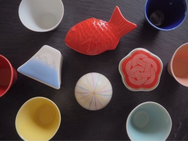 画像1: 蓋付き珍味入　めで鯛