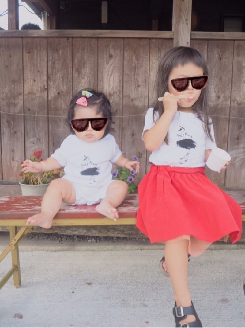 画像3: キッズ　ダチョウプリント　ロンパース