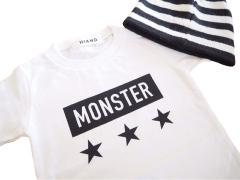 画像2: キッズ MONSTERプリント ロンパース