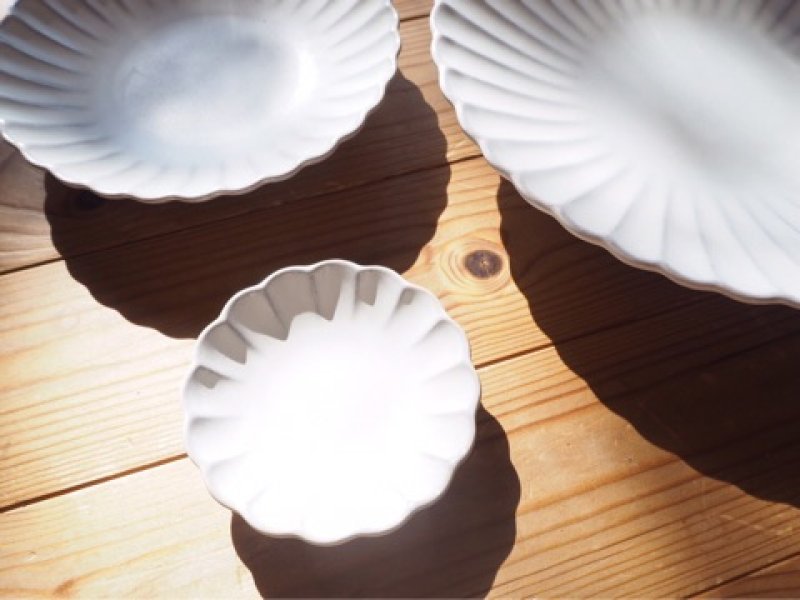 画像2: ぎんはく 花皿 Sサイズ