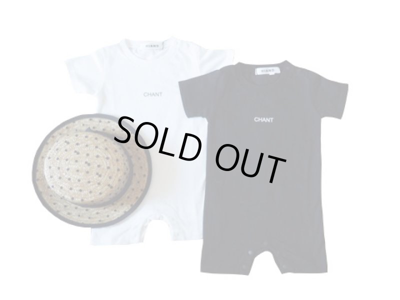 画像1: キッズ CHANTプリントロンパース (1)