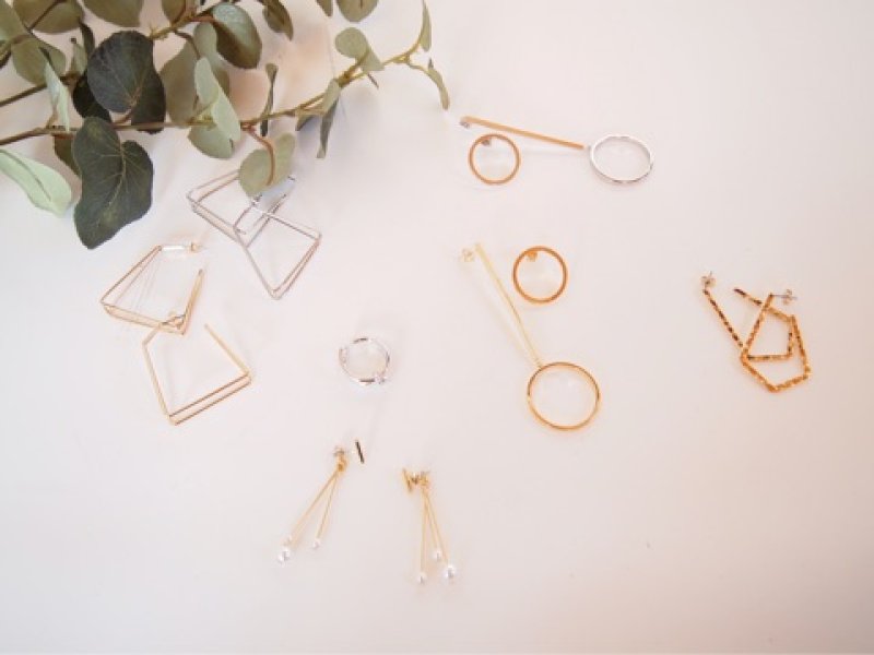 画像2: ダブルフープピアス