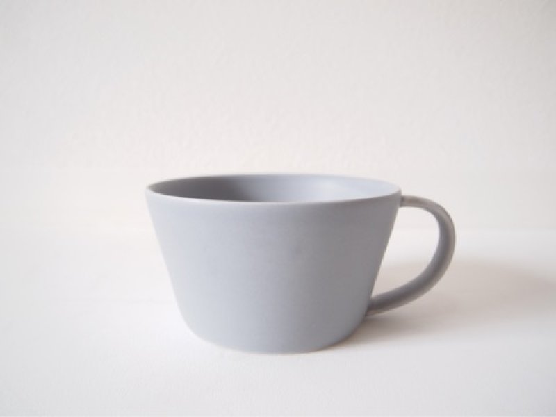 画像2: マットカラーシンプルスープカップ
