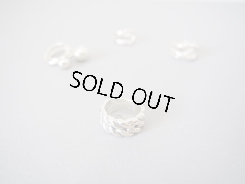 画像1: ツイストシルバーリング (1)