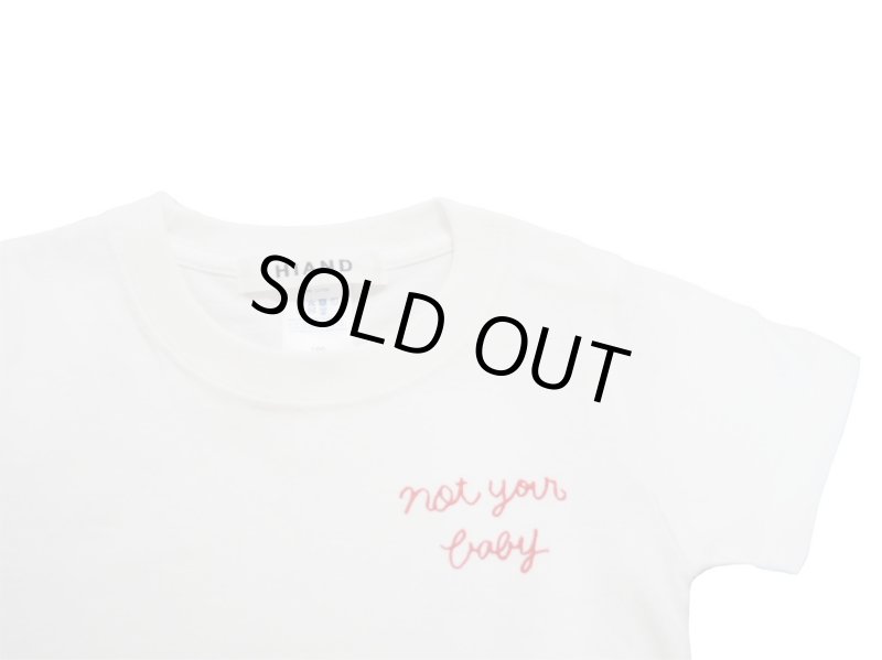 画像3: キッズ NOT YOUR BABY刺繍Tシャツ (3)