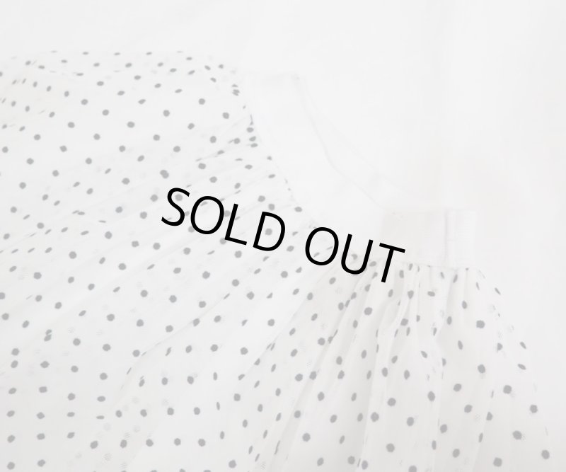 画像2: キッズ　 ドットチュールスカート (2)