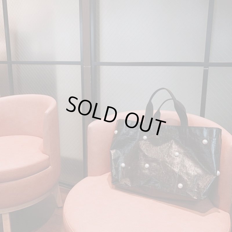 画像2: パール付きアクティブトートバッグ (2)