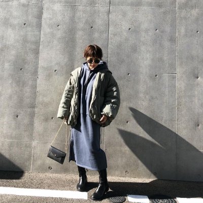 画像1: ビッグシルエットダウンジャケット