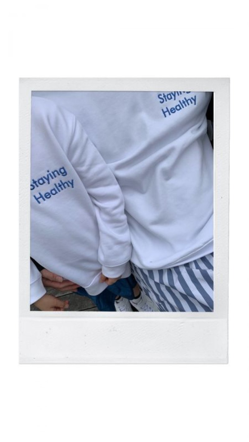 画像2: Kids胸元刺繍クルーネックスウェット