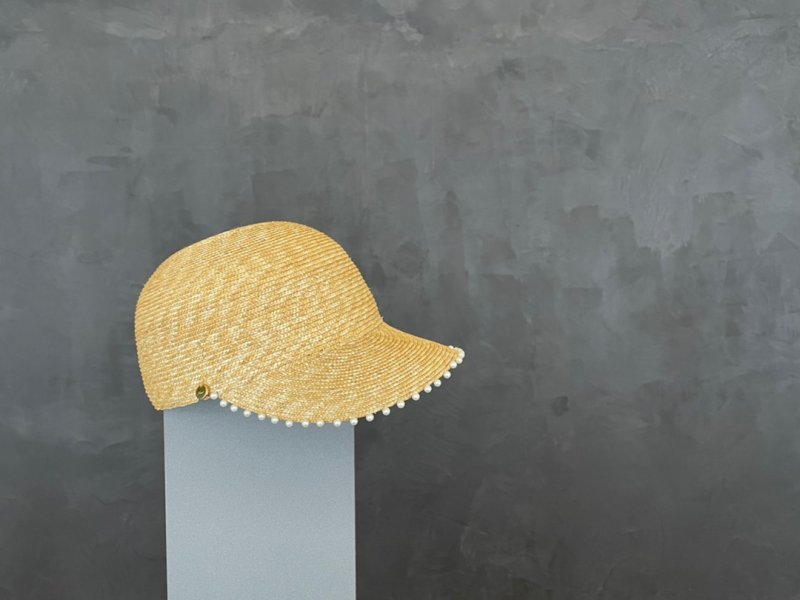 画像2: プチパール付きストローキャップ (2)