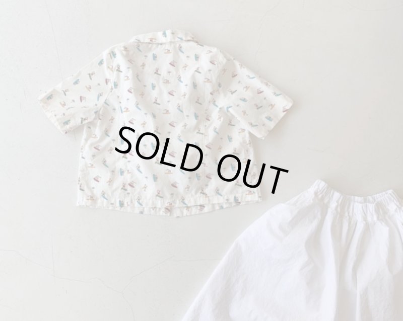 画像2: KIDS　コットン総柄シャツ (2)