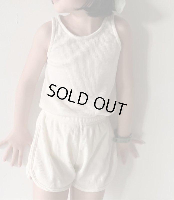 画像4: KIDSコットンリブセットアップ (4)