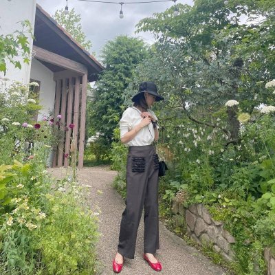 画像2: celosia flower pocket pants