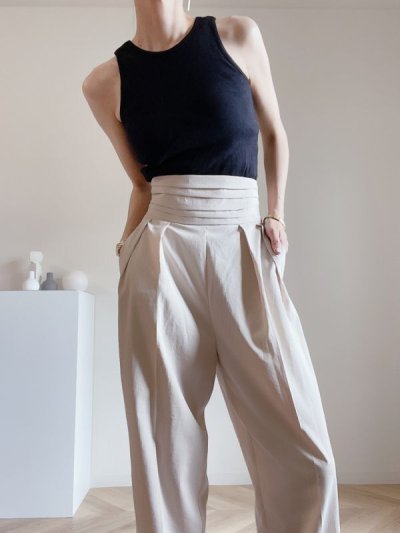 画像2: Water side High waist Pants