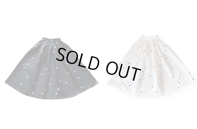 画像1: Dramatic dot skirt (1)