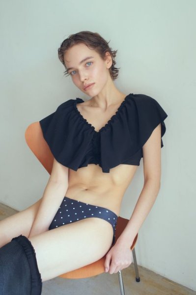 画像1: Frill Dot bikini (1)