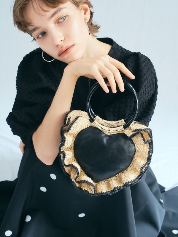 画像3: Small Frill heart bag (3)