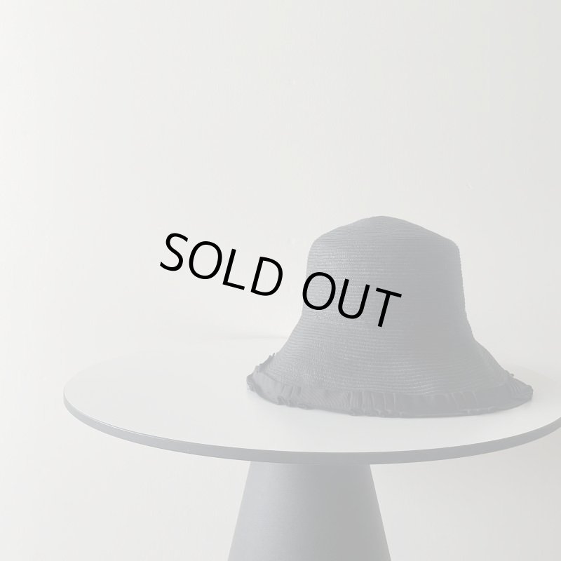 画像1: Tack grosgrain ribbon black Hat (1)