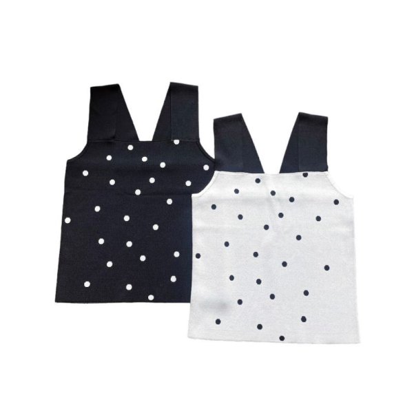 画像1: DOT KNIT CAMISOLE (1)