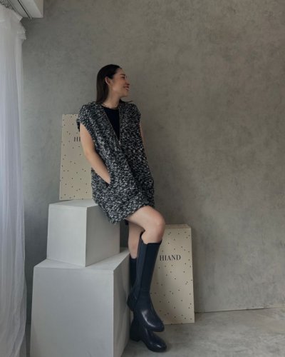 画像1: Tapeyarn tunic knit