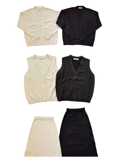 画像1: Rib Knit Ensemble Set (1)