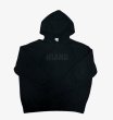 画像1: HIAND Black Logo Hoodie (1)