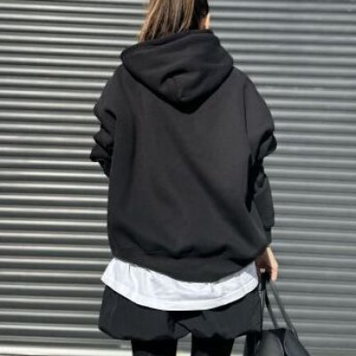 画像3: HIAND Black Logo Hoodie