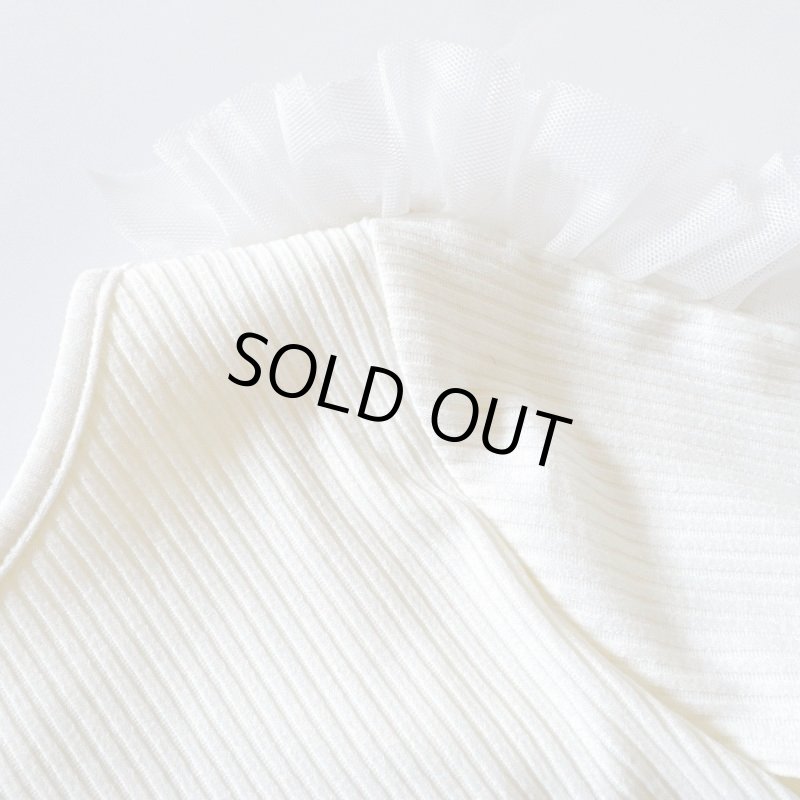 画像4: Rib Tulle Tops (4)