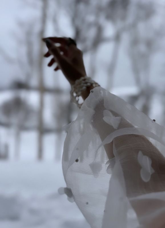 画像9: Heart Pearl Volume Blouse (9)