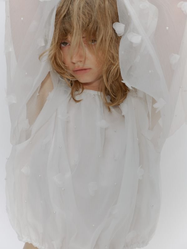 画像12: Heart Pearl Volume Blouse (12)