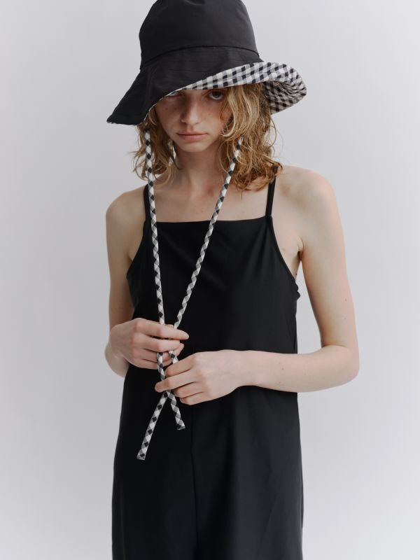 画像4: Gingham Check Reversible bucket Hat (4)