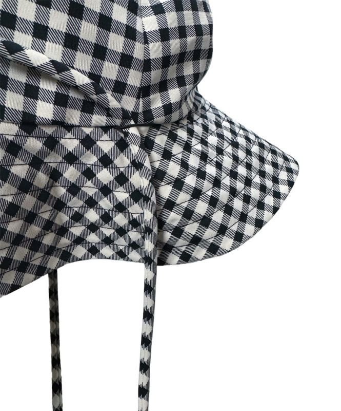 Gingham Check Reversible bucket Hat - HIAND