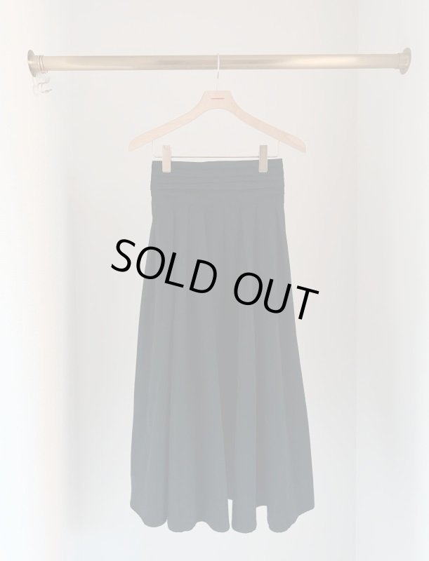 画像1: Active tuck long skirt  (1)