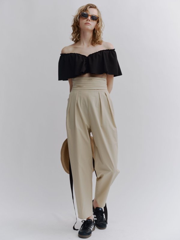 画像10: Water side High waist Pants (10)