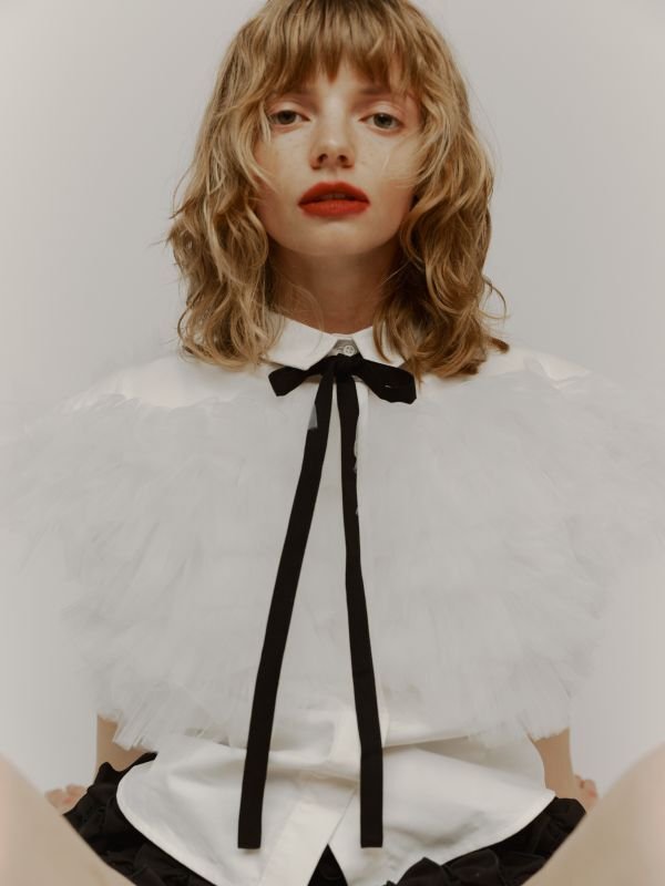 画像6: Swan Ribbon Shirt (6)