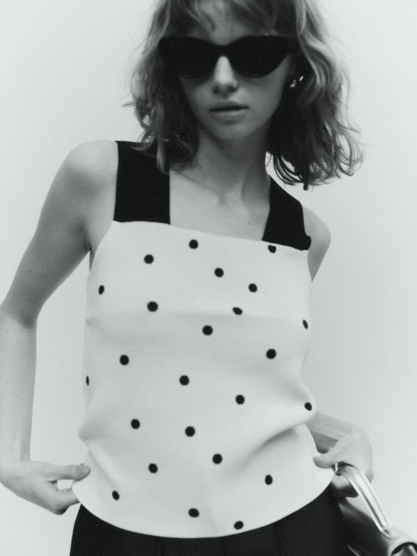 画像7: DOT KNIT CAMISOLE (7)