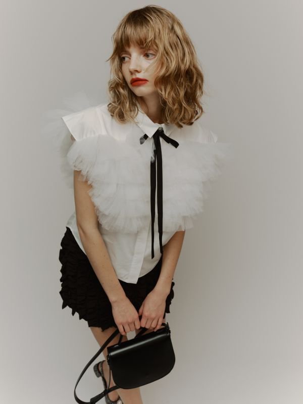 画像10: Swan Ribbon Shirt (10)