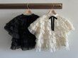 画像1: 2 Way Dot Ruffle Volume Tops (1)