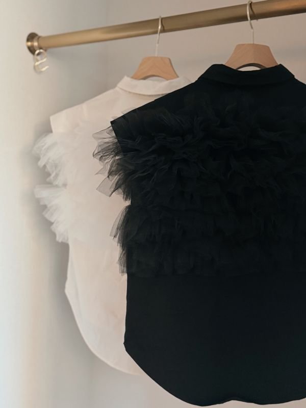 画像3: Swan Ribbon Shirt (3)