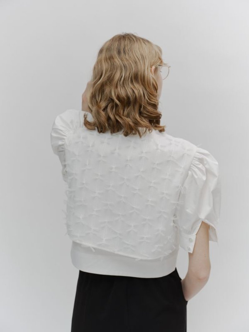 画像3: Vest docking blouse