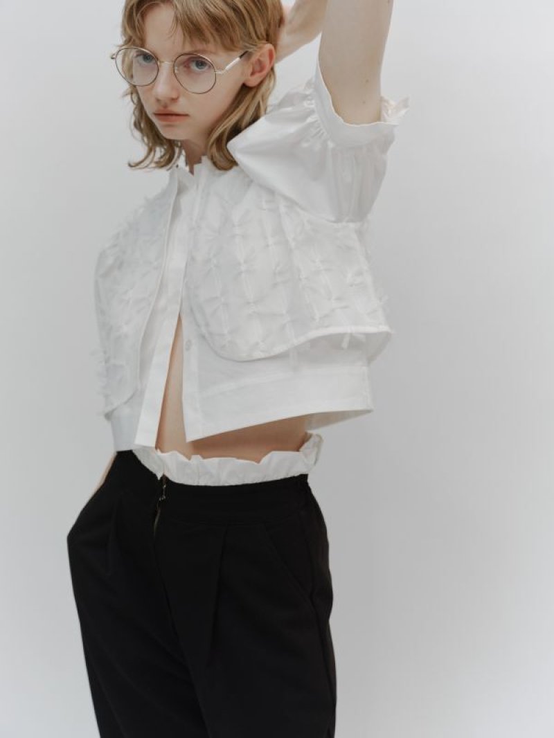 画像2: Vest docking blouse