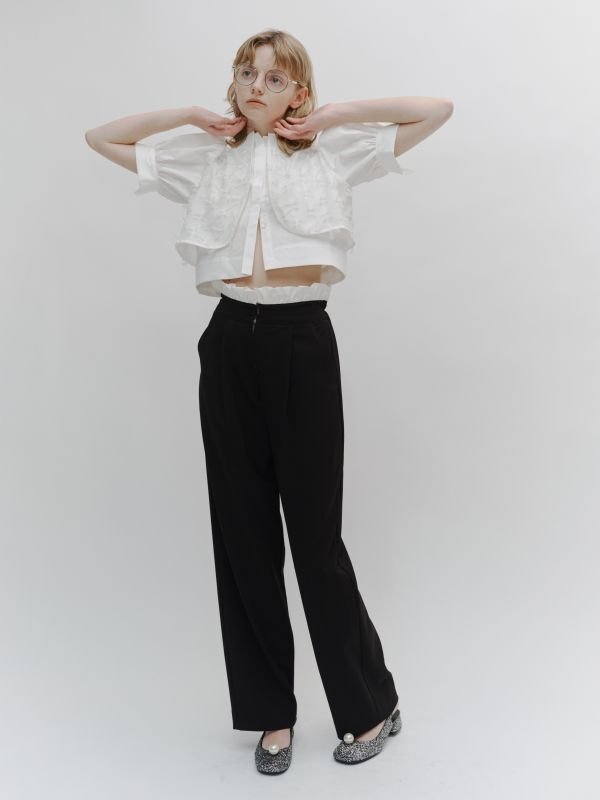 画像8: Vest docking blouse (8)