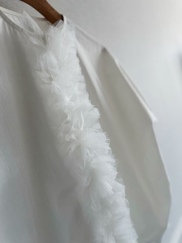 画像3: 2way center tulle shirt (3)
