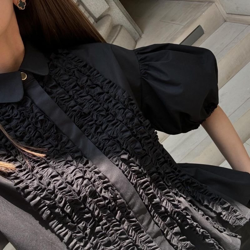 画像2: Frill peplum Shirt