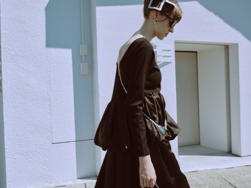 画像2: Satin Balloon Rib PO