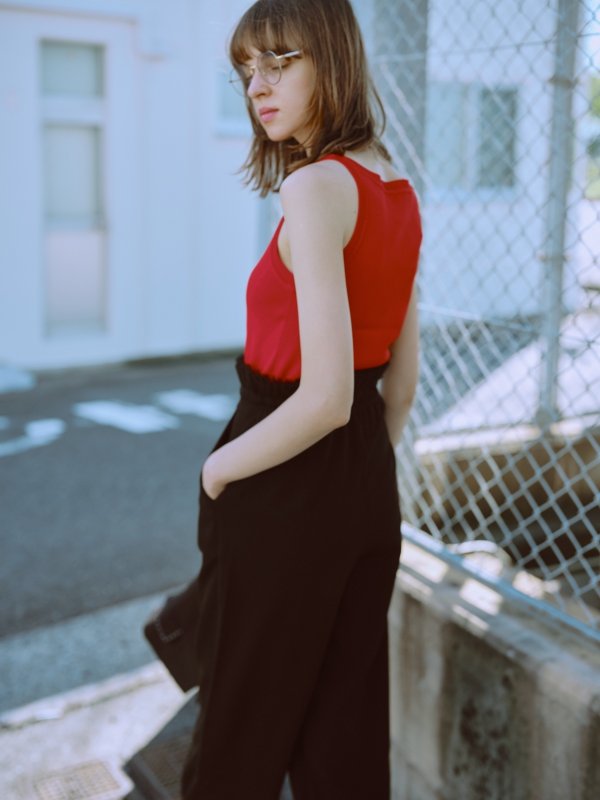 画像9: Tucked tulle ruffled pants (9)