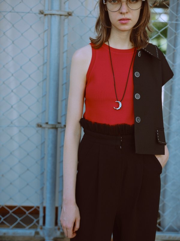 画像6: Tucked tulle ruffled pants (6)